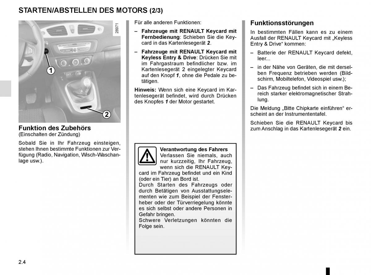 manual Renault Scenic Renault Scenic III 3 Handbuch / page 96