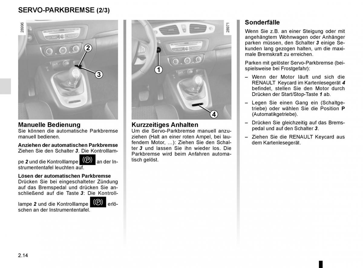 manual Renault Scenic Renault Scenic III 3 Handbuch / page 106