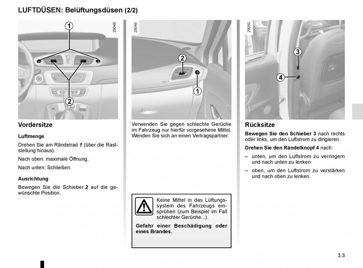 manual Renault Scenic Renault Scenic III 3 Handbuch / page 143