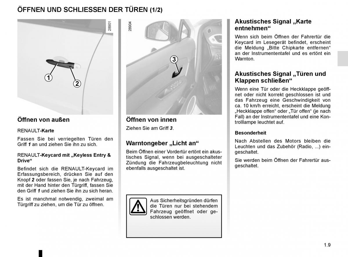 Renault Scenic III 3 Handbuch / page 15