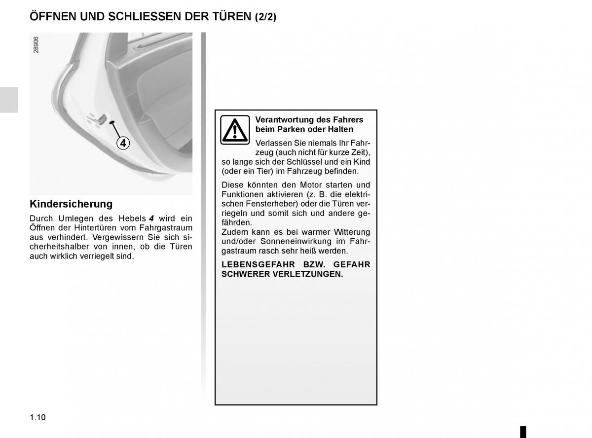 Renault Scenic III 3 Handbuch / page 16