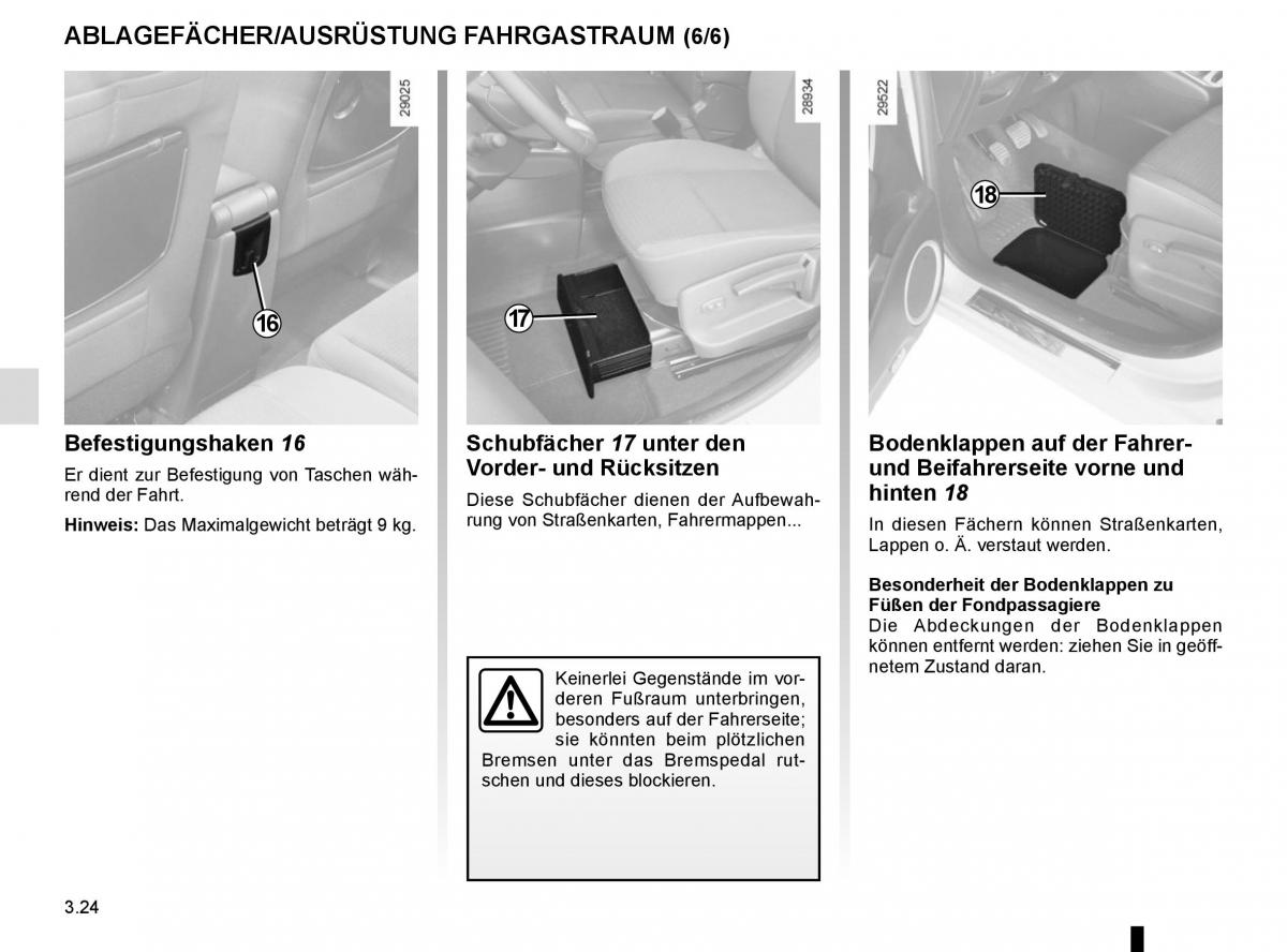 manual Renault Scenic Renault Scenic III 3 Handbuch / page 164