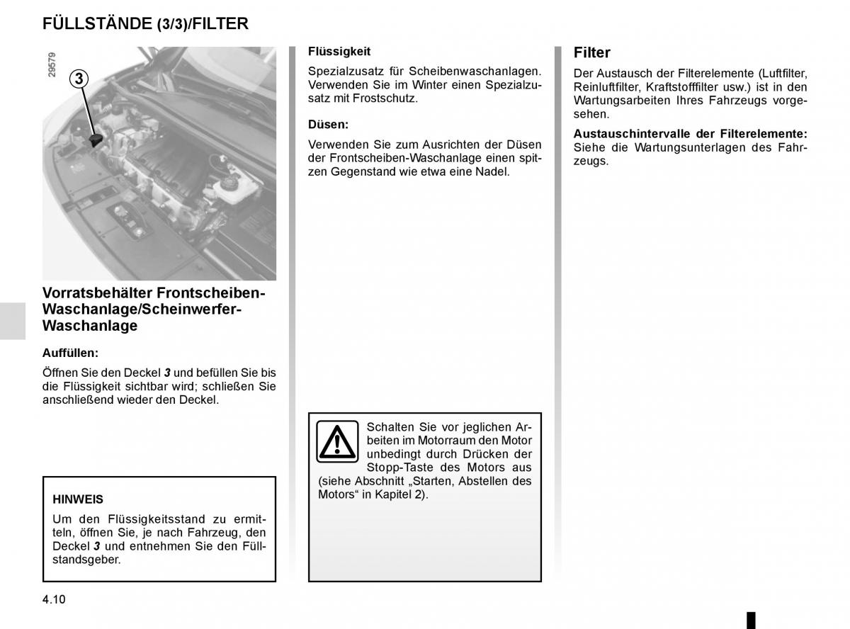 manual Renault Scenic Renault Scenic III 3 Handbuch / page 192