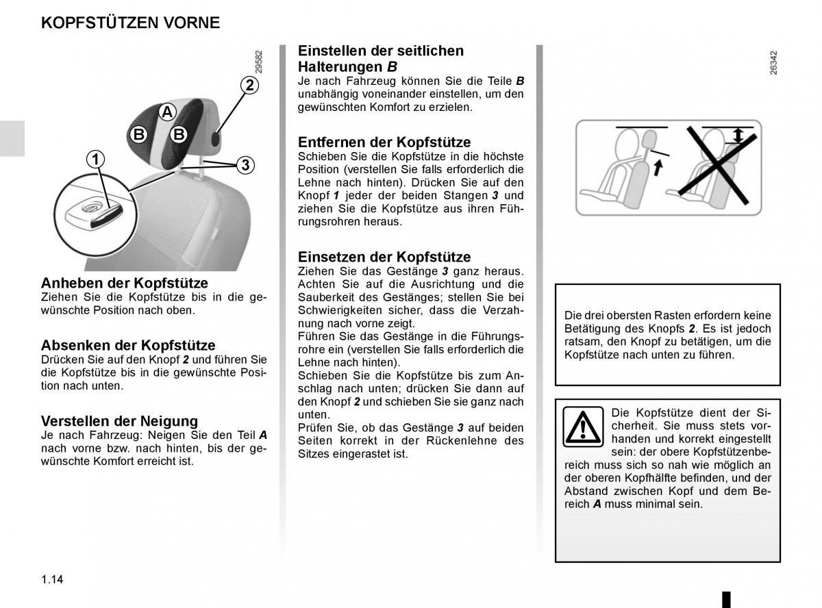 Renault Scenic III 3 Handbuch / page 20