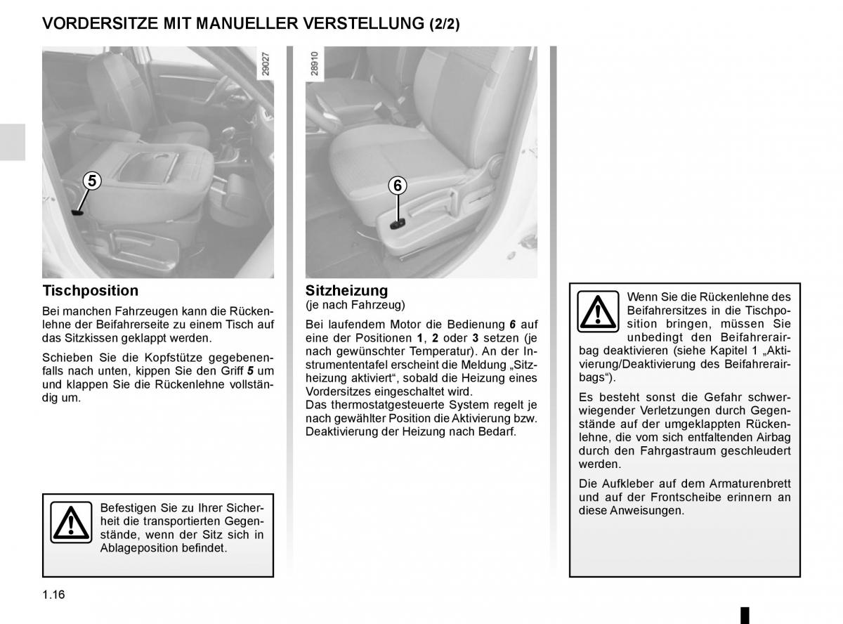 Renault Scenic III 3 Handbuch / page 22