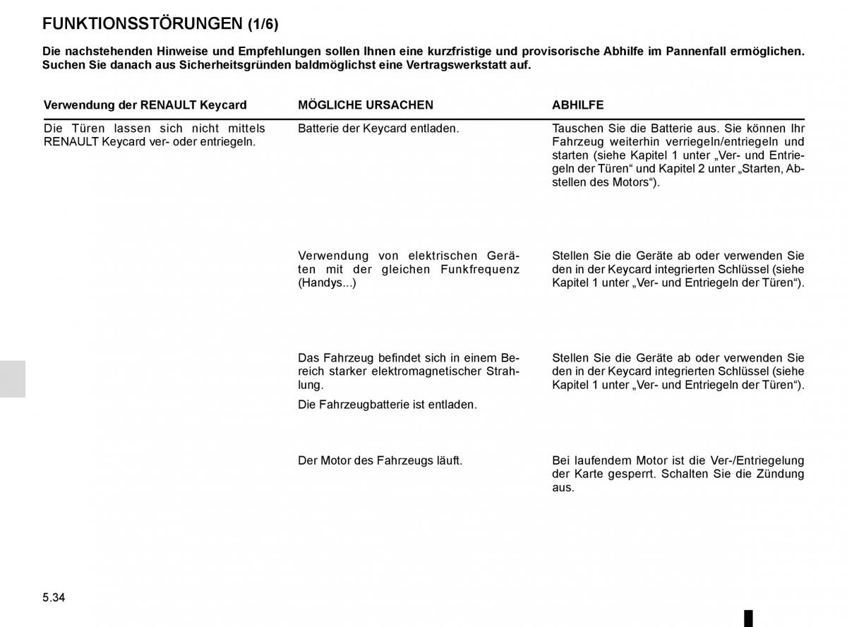 manual Renault Scenic Renault Scenic III 3 Handbuch / page 234