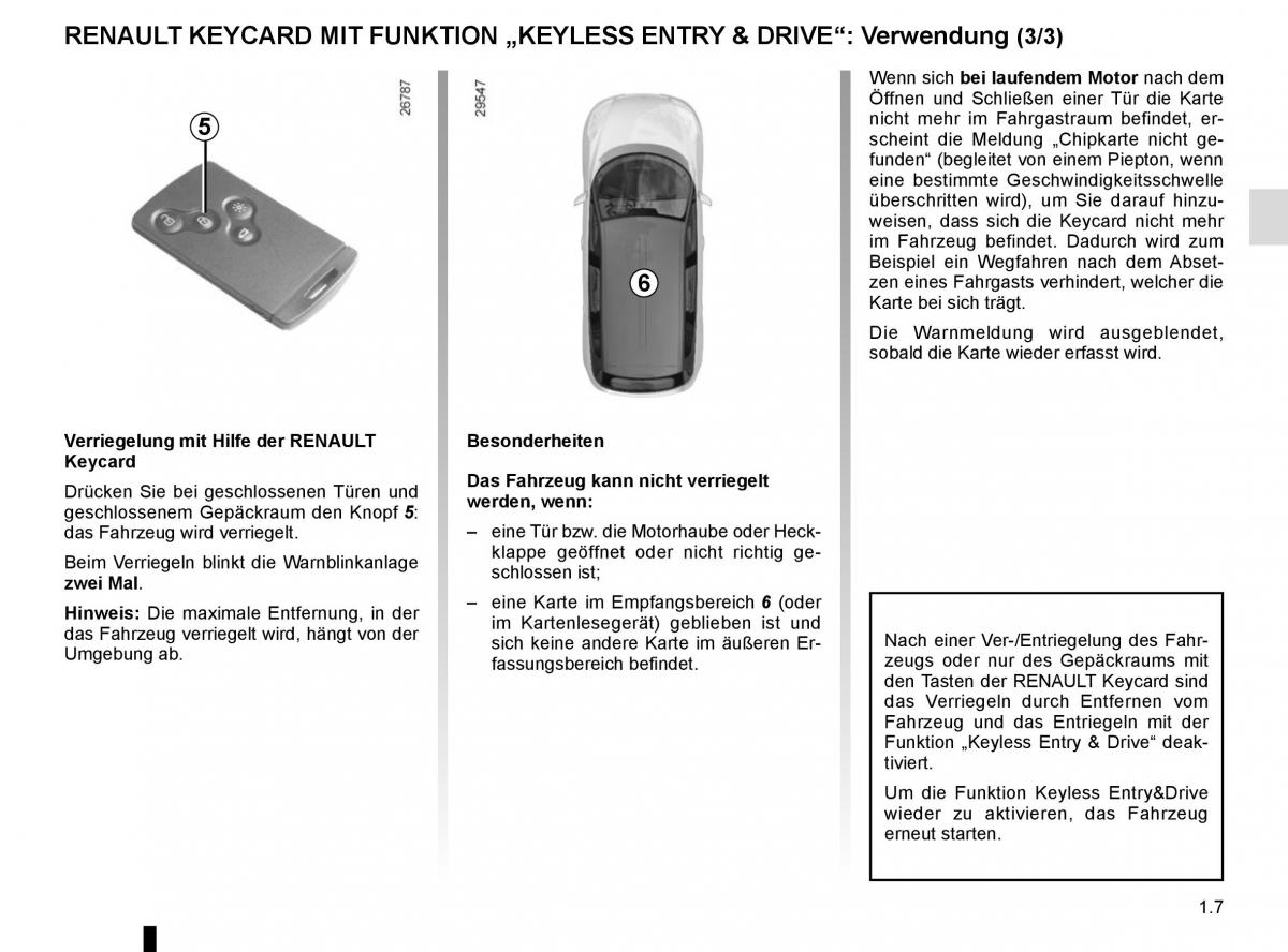 Renault Scenic III 3 Handbuch / page 13