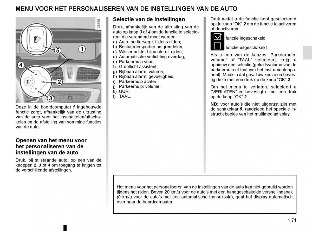 Renault Scenic III 3 handleiding / page 77