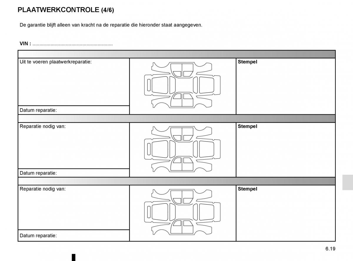 Renault Scenic III 3 handleiding / page 259