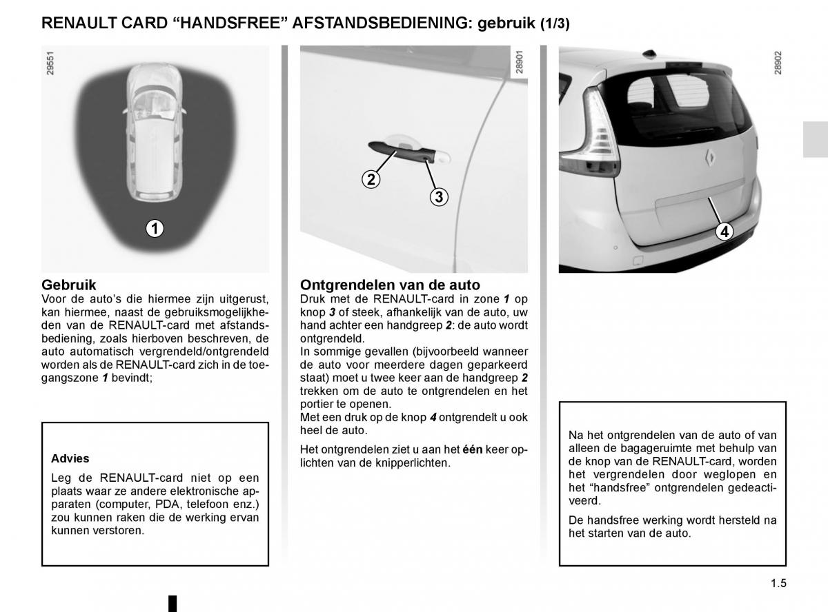 Renault Scenic III 3 handleiding / page 11