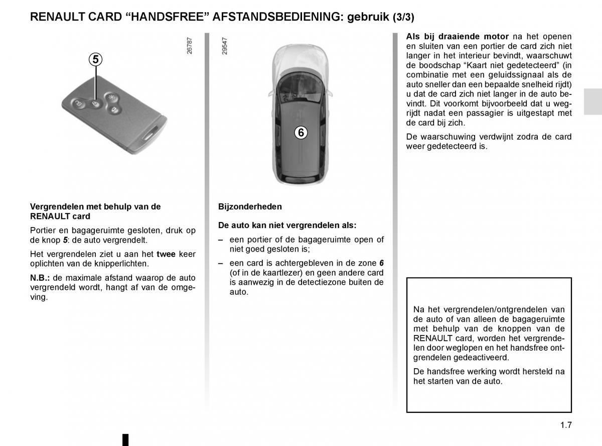 Renault Scenic III 3 handleiding / page 13