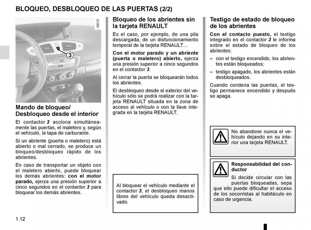 Renault Scenic III 3 manual del propietario / page 18