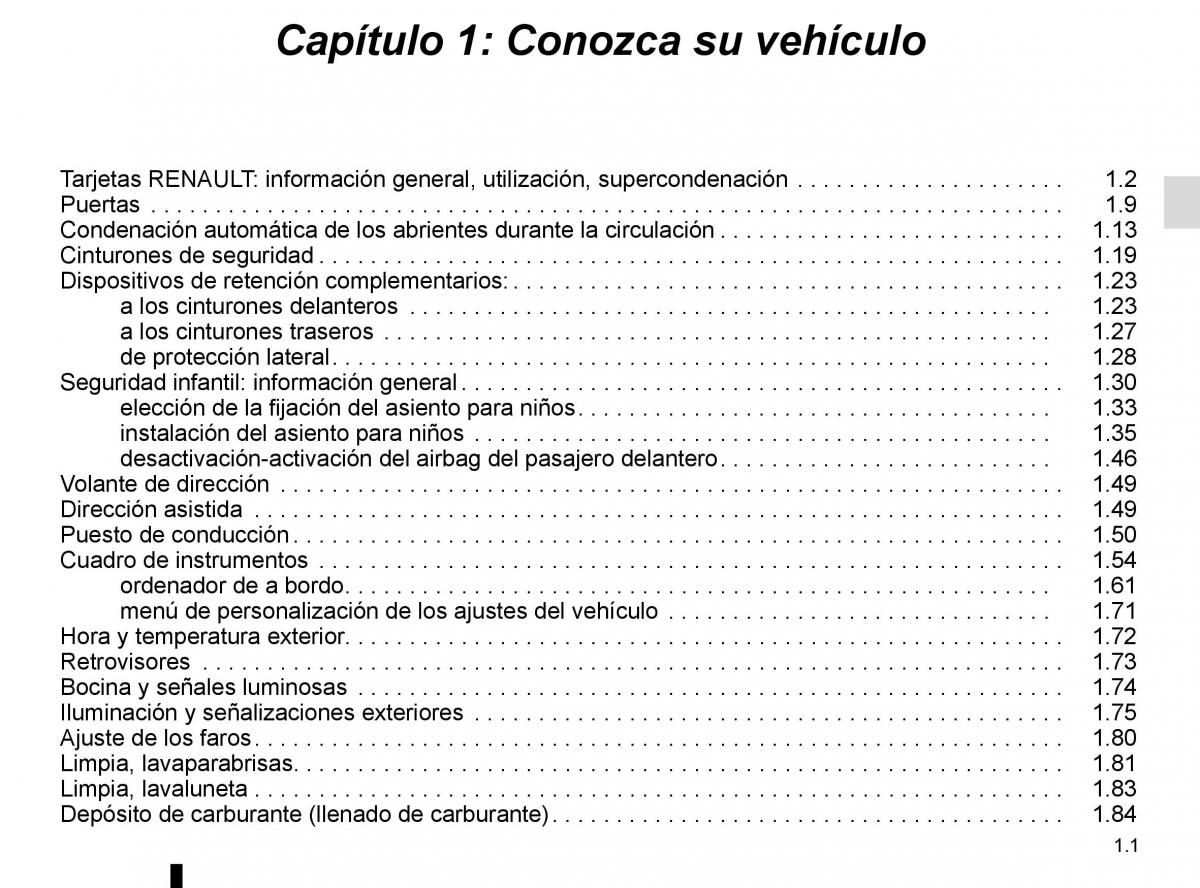 Renault Scenic III 3 manual del propietario / page 7