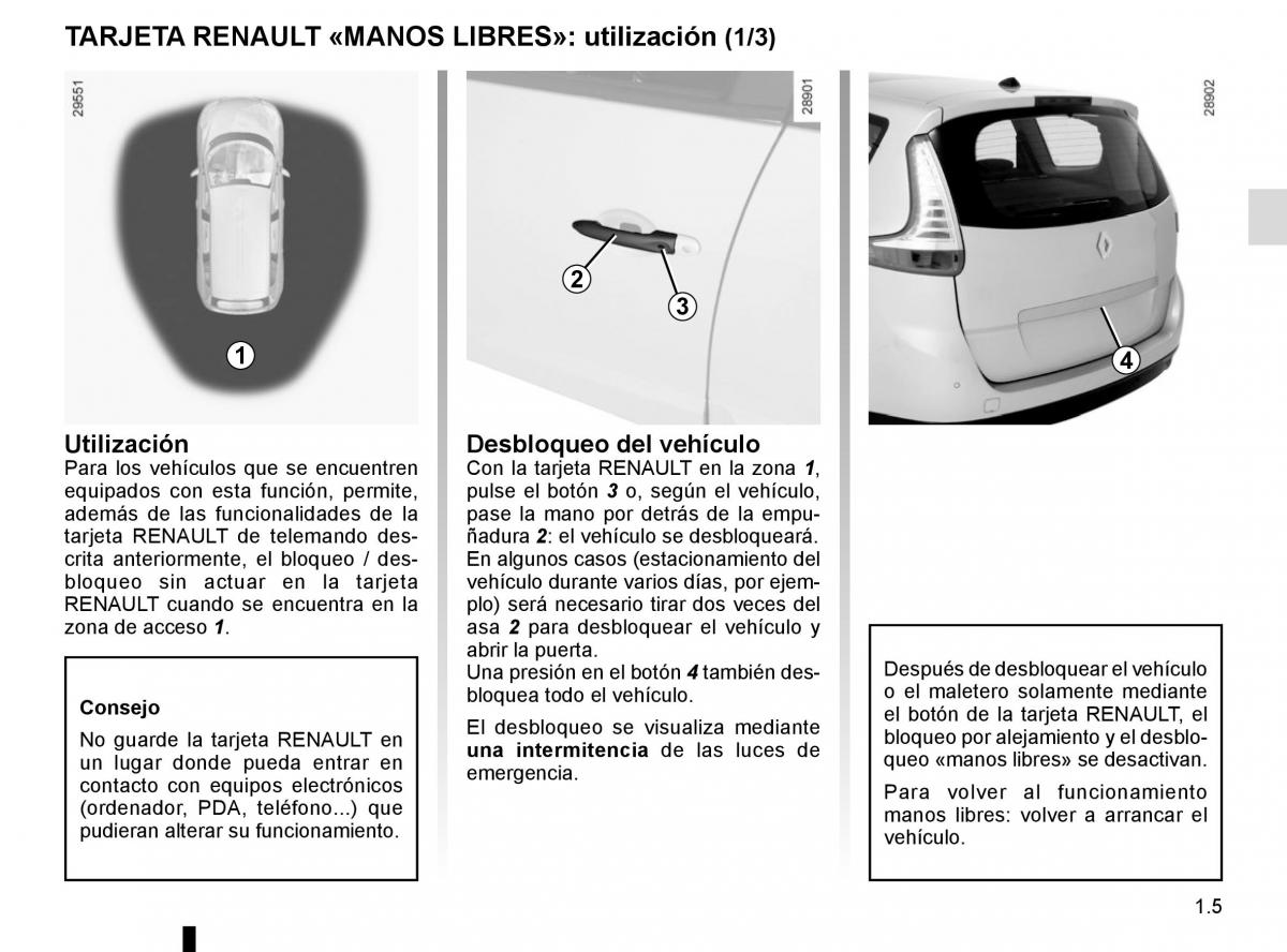 Renault Scenic III 3 manual del propietario / page 11