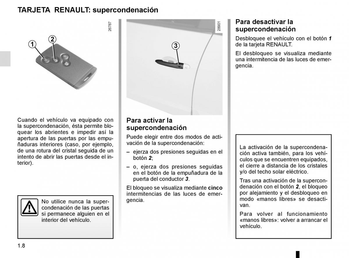 Renault Scenic III 3 manual del propietario / page 14