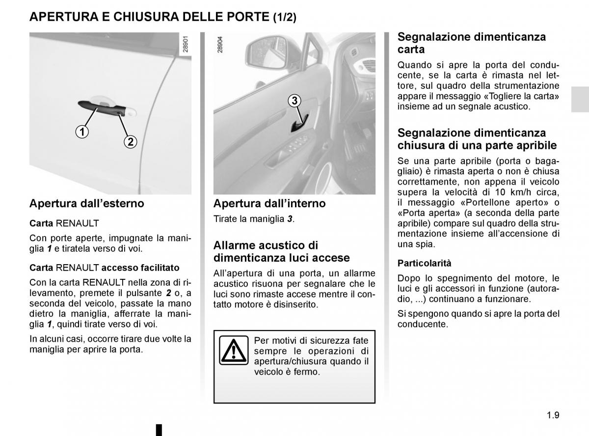 Renault Scenic III 3 manuale del proprietario / page 15