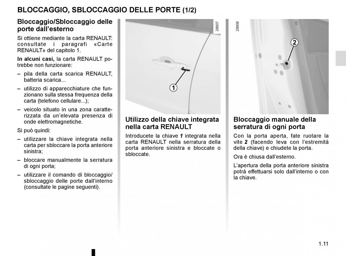 Renault Scenic III 3 manuale del proprietario / page 17