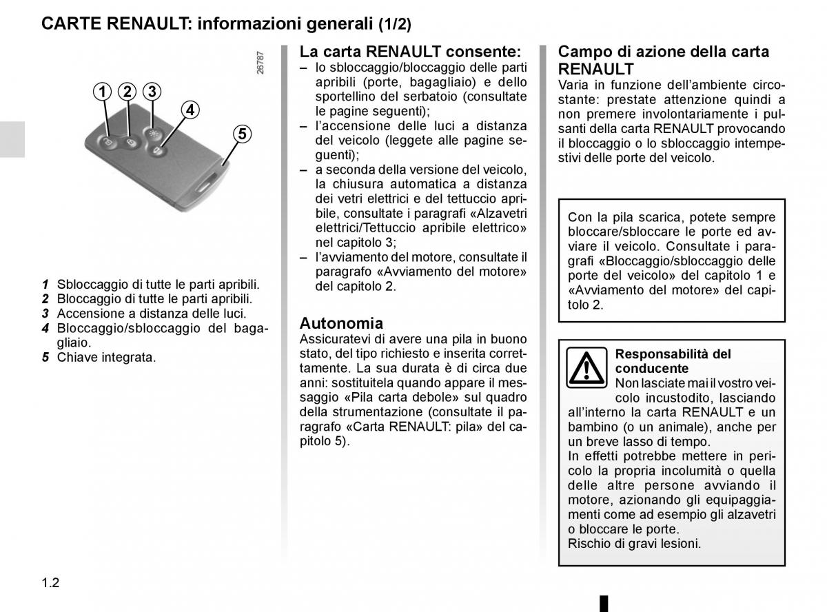 Renault Scenic III 3 manuale del proprietario / page 8
