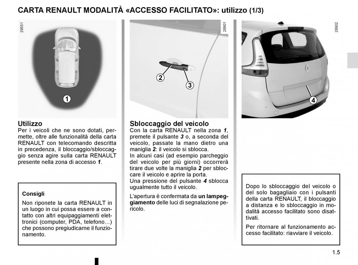 Renault Scenic III 3 manuale del proprietario / page 11