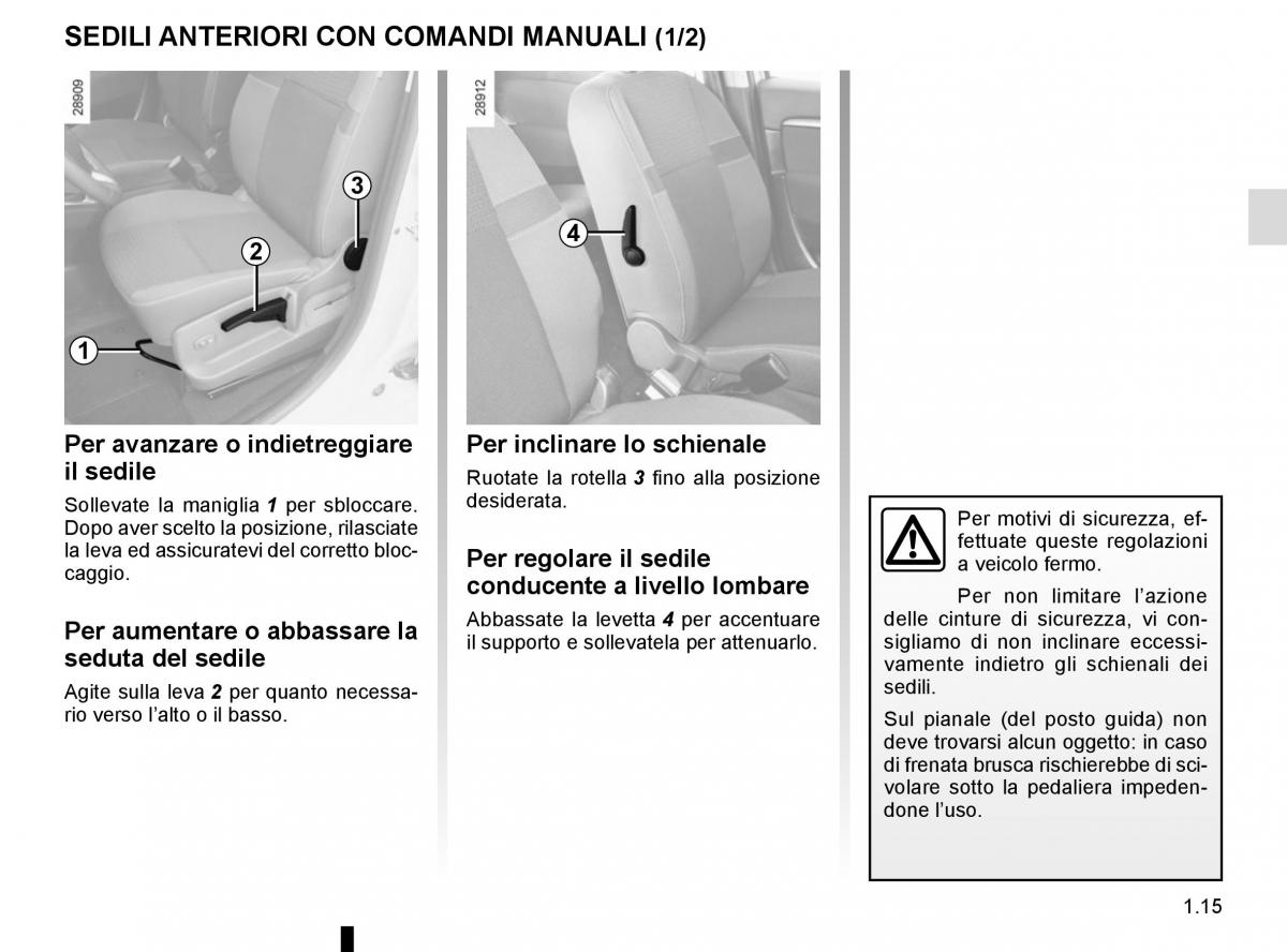 Renault Scenic III 3 manuale del proprietario / page 21