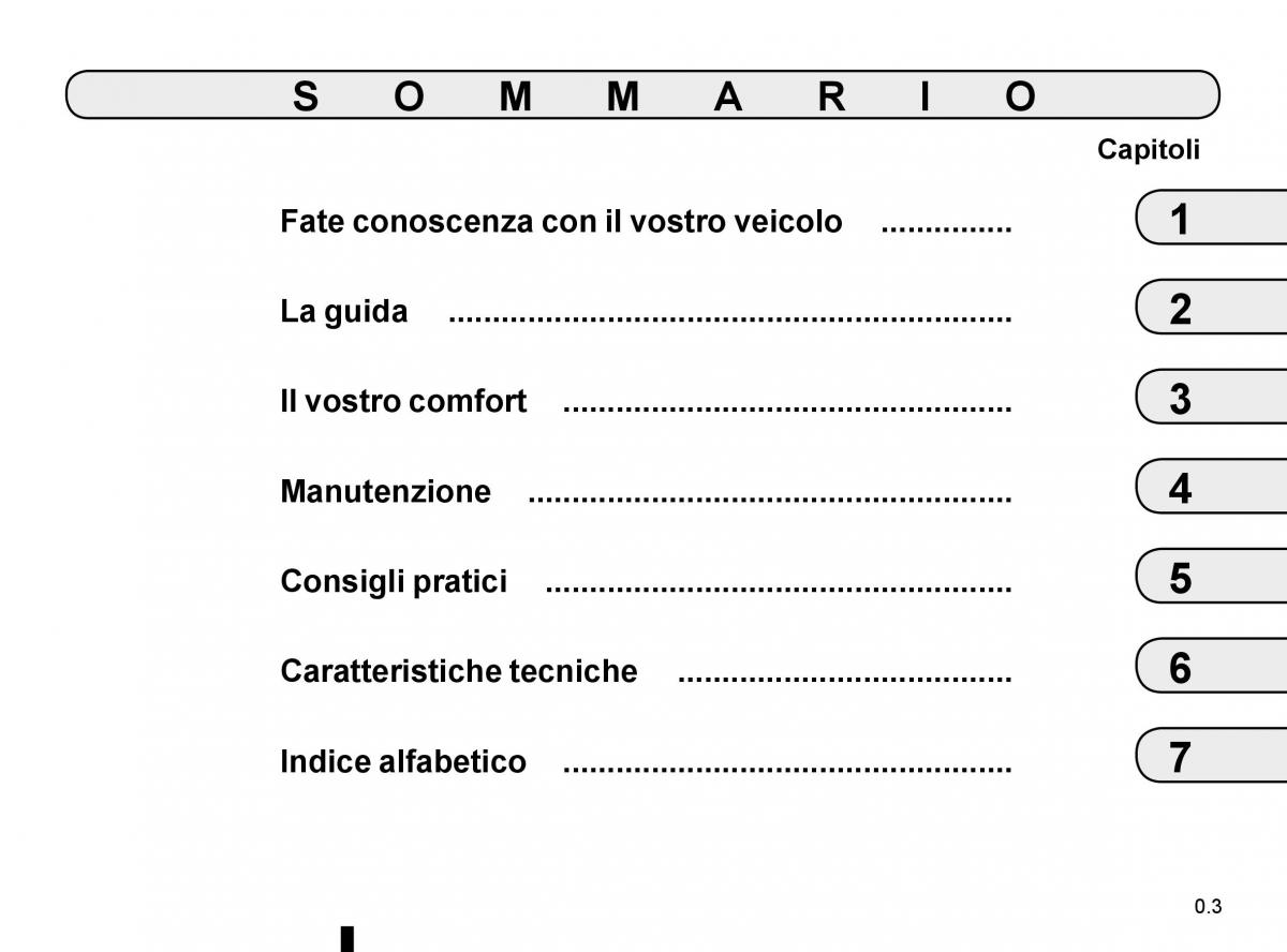 Renault Scenic III 3 manuale del proprietario / page 5