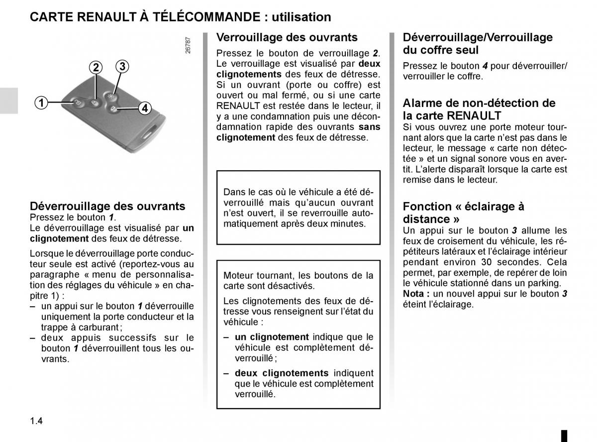 Renault Scenic III 3 manuel du proprietaire / page 10