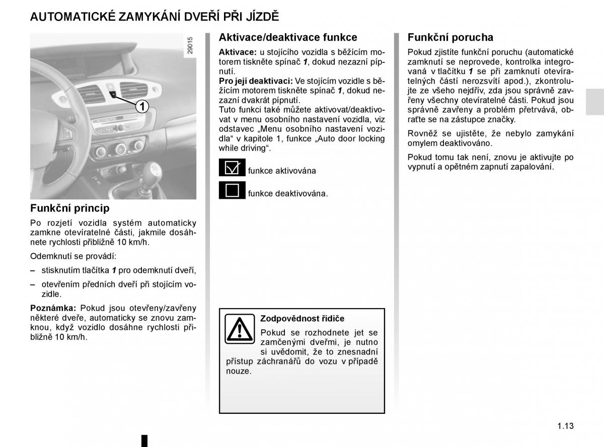 Renault Scenic III 3 navod k obsludze / page 19