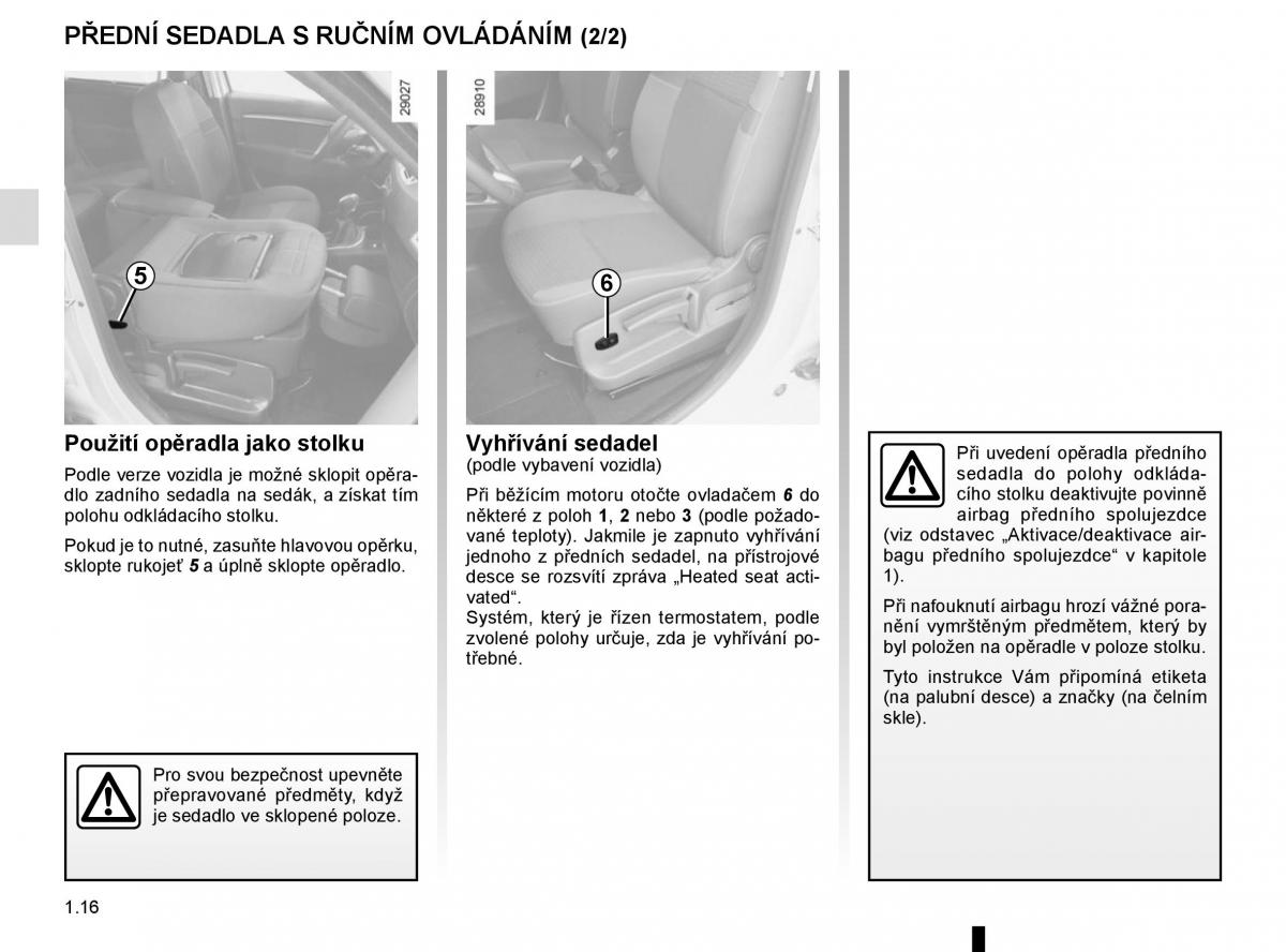 Renault Scenic III 3 navod k obsludze / page 22