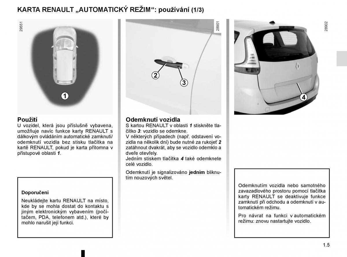 Renault Scenic III 3 navod k obsludze / page 11