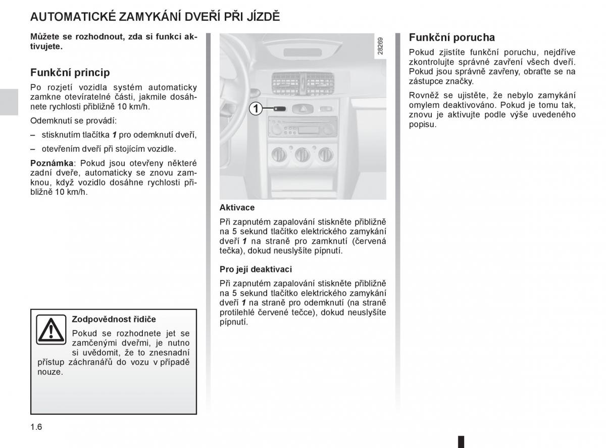 Renault Thalia II 2 Symbol navod k obsludze / page 12