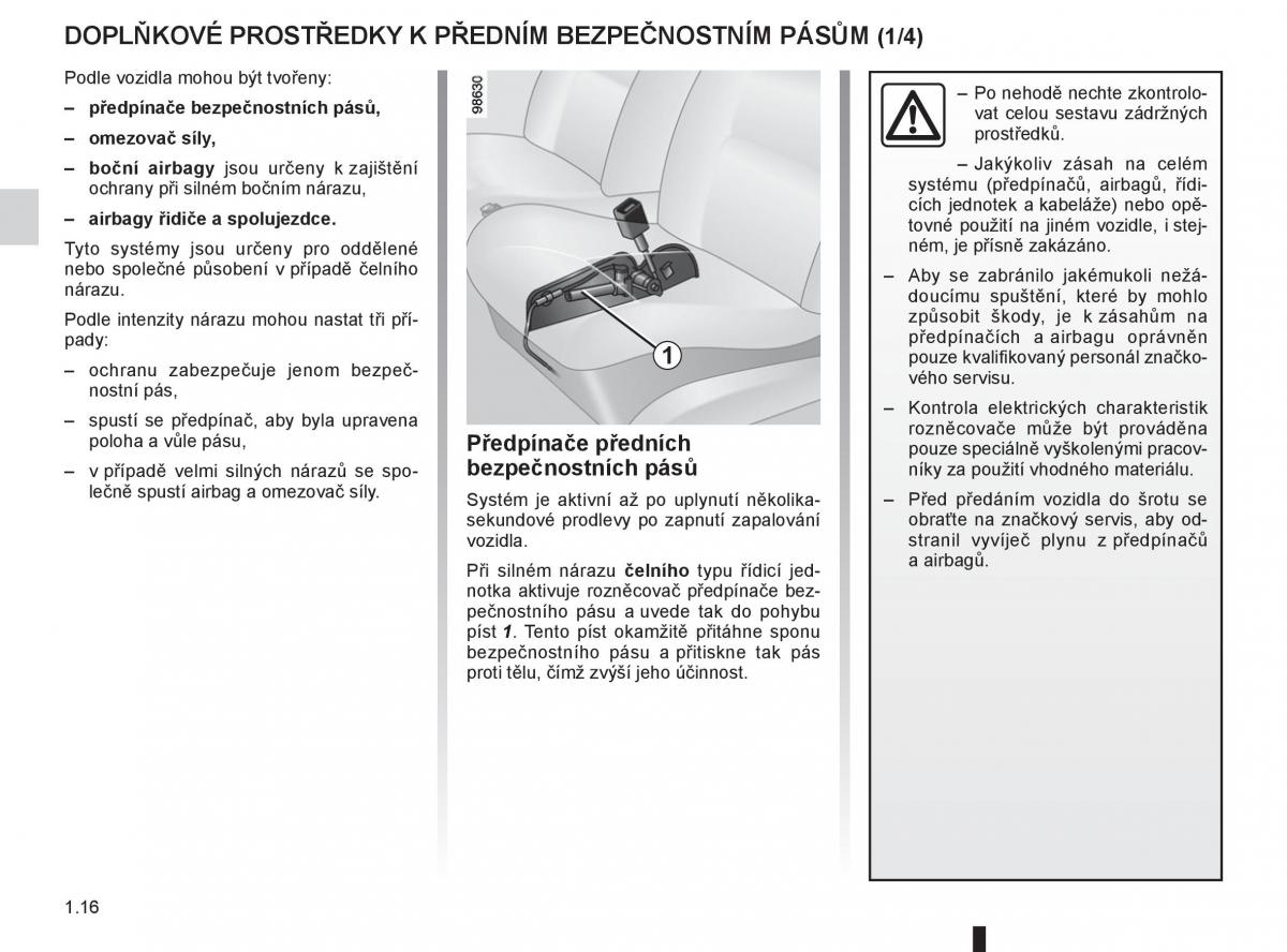 Renault Thalia II 2 Symbol navod k obsludze / page 22