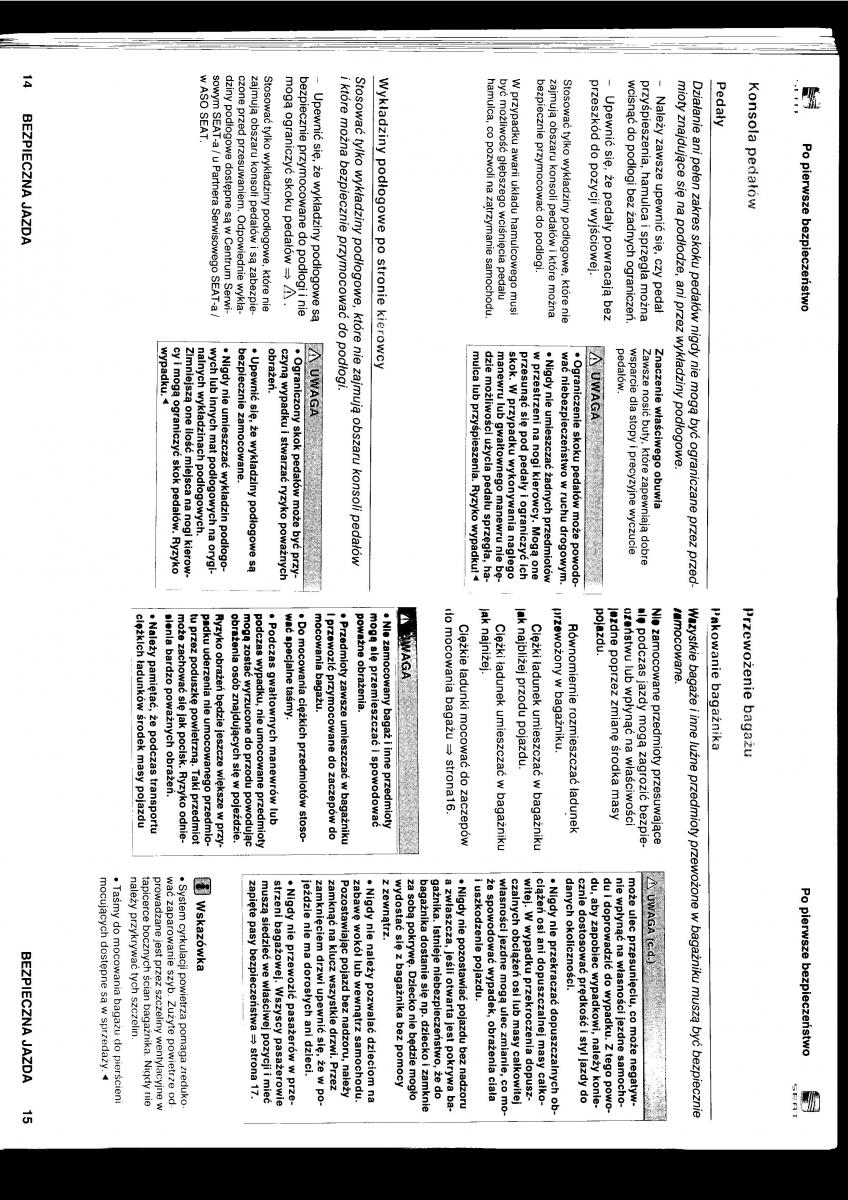 manual  Seat Altea instrukcja / page 8