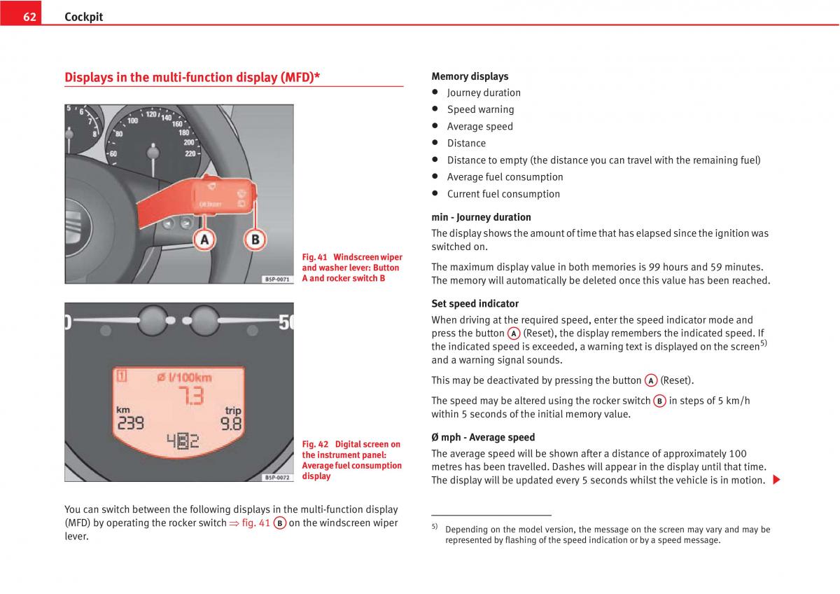 Seat Altea owners manual / page 64