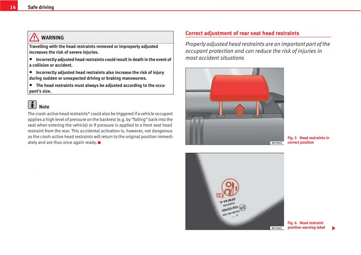 manual  Seat Altea owners manual / page 16