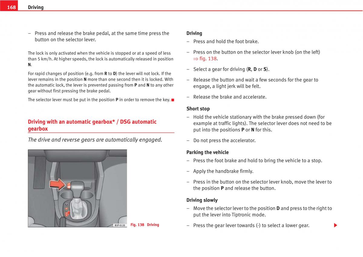 Seat Altea owners manual / page 170