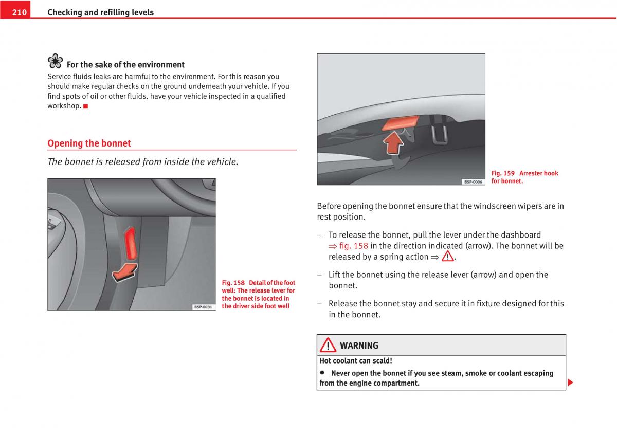 Seat Altea owners manual / page 212
