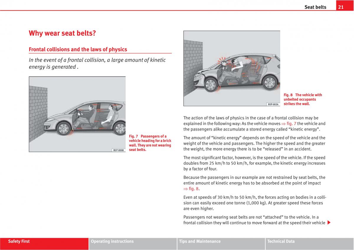 Seat Altea owners manual / page 23