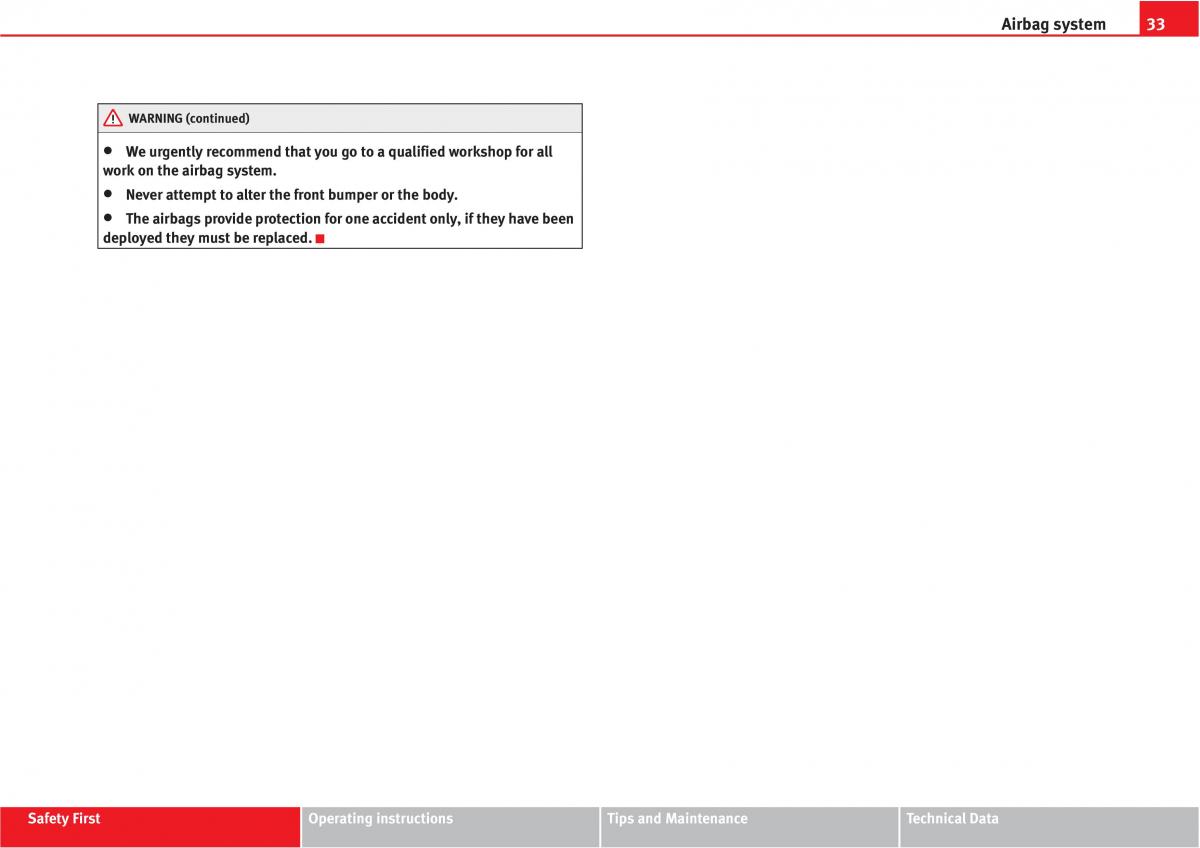 Seat Altea owners manual / page 35