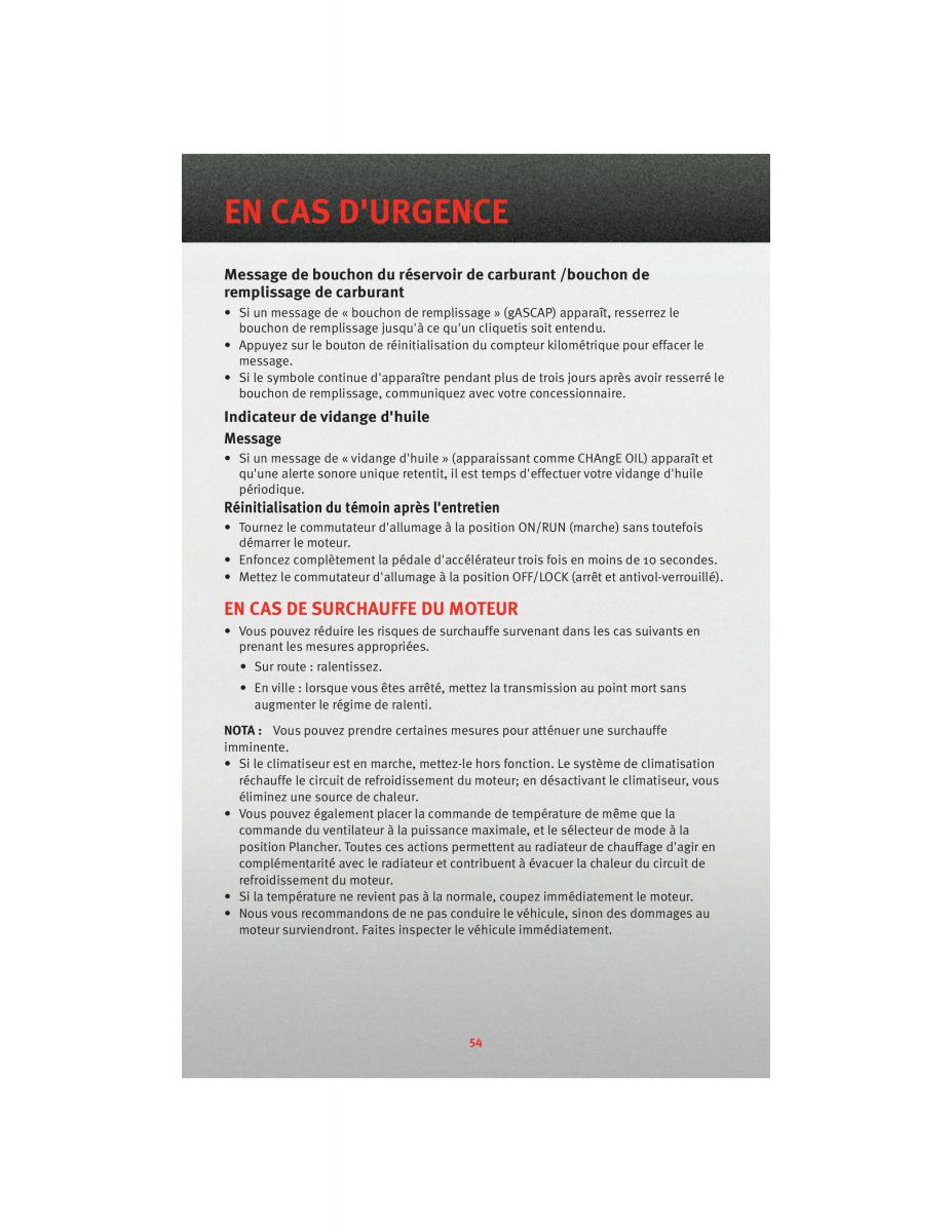 Dodge Grand Caravan V 5 manuel du proprietaire / page 56