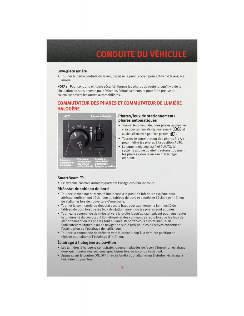 manual  Dodge Grand Caravan V 5 manuel du proprietaire / page 21