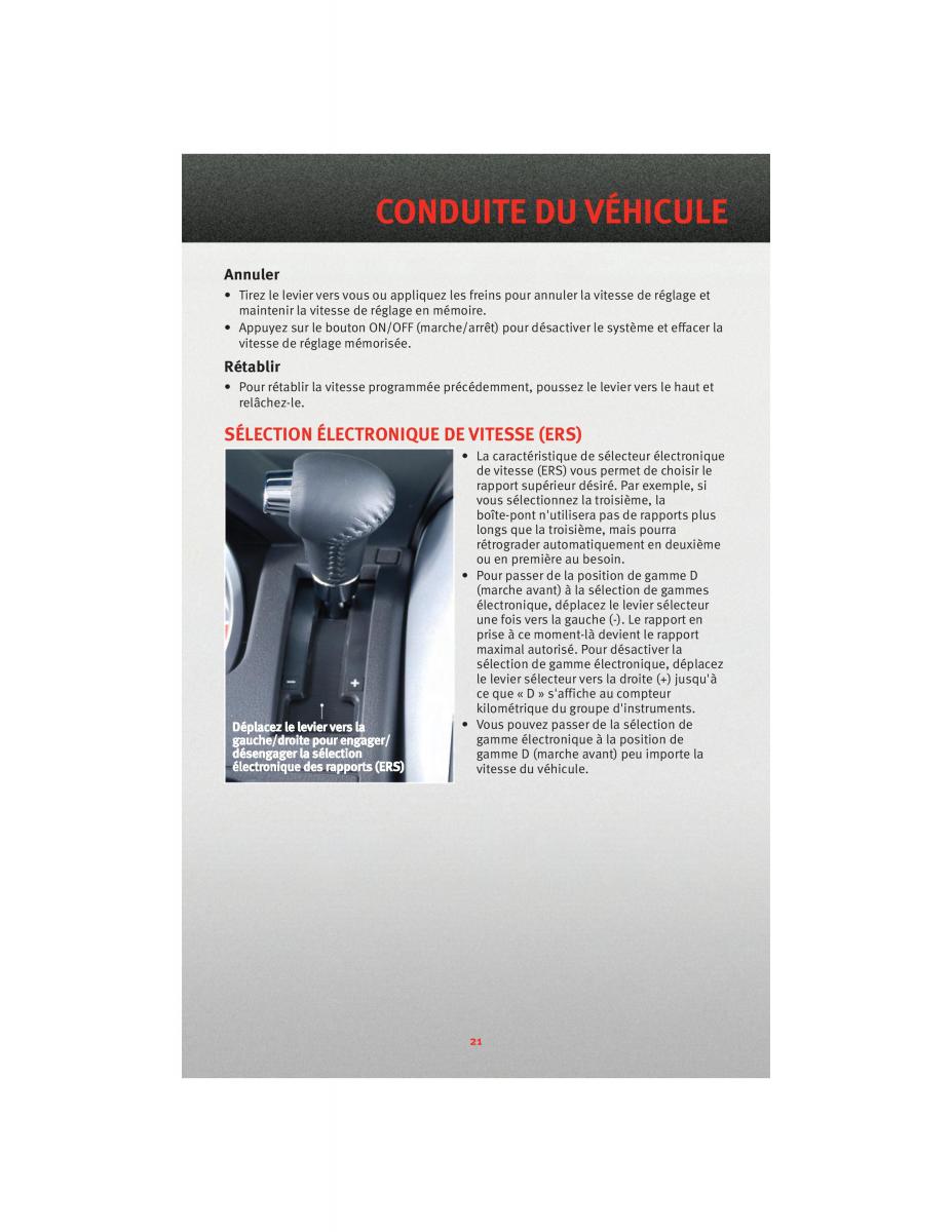 manual  Dodge Grand Caravan V 5 manuel du proprietaire / page 23