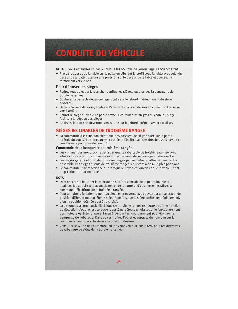 Dodge Grand Caravan V 5 manuel du proprietaire / page 32