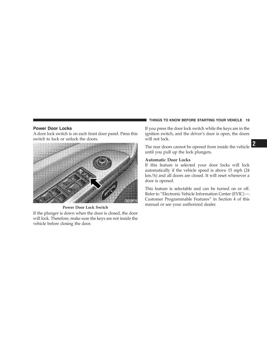 Jeep Grand Cherokee WK WH SRT8 owners manual / page 19