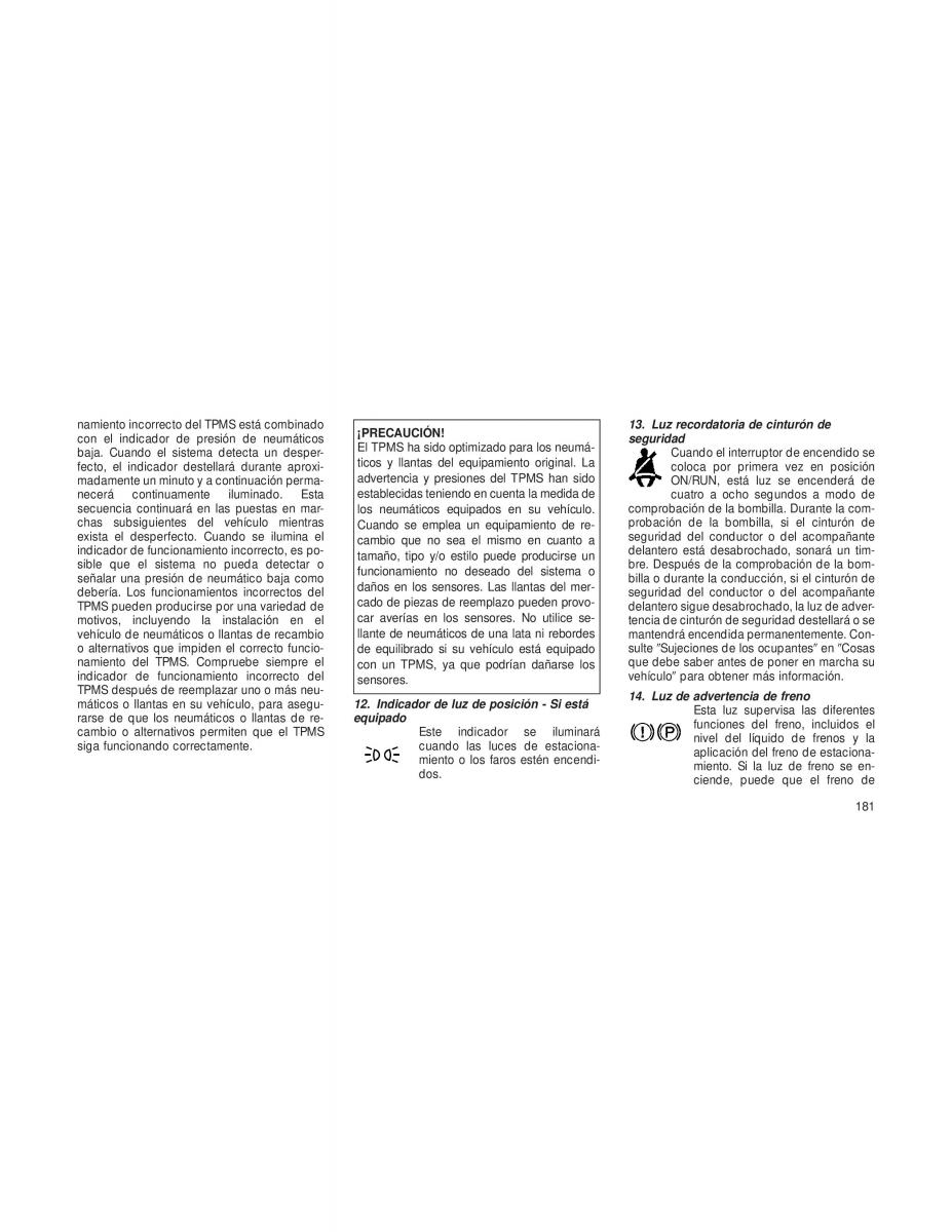 Jeep Grand Cherokee WK2 manual del propietario / page 183