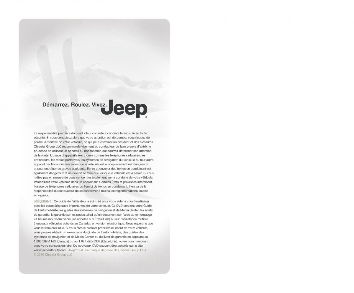 Jeep Grand Cherokee WK2 manuel du proprietaire / page 2