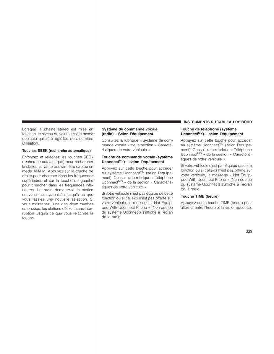 Jeep Patriot manuel du proprietaire / page 241