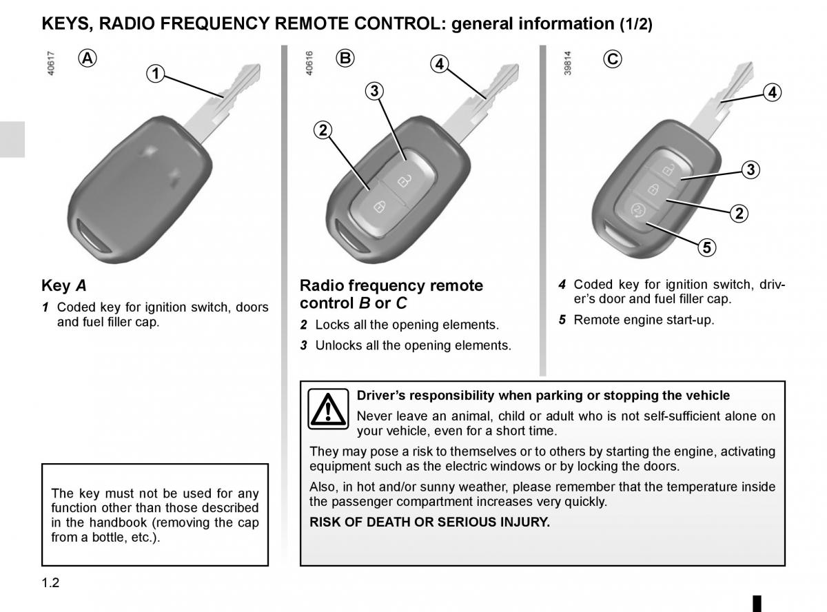 manual  Dacia Duster owners manual / page 8