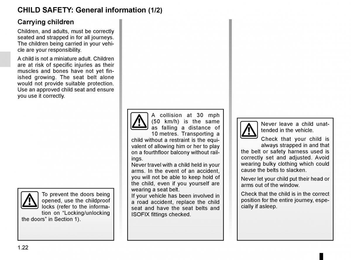 Dacia Duster owners manual / page 28