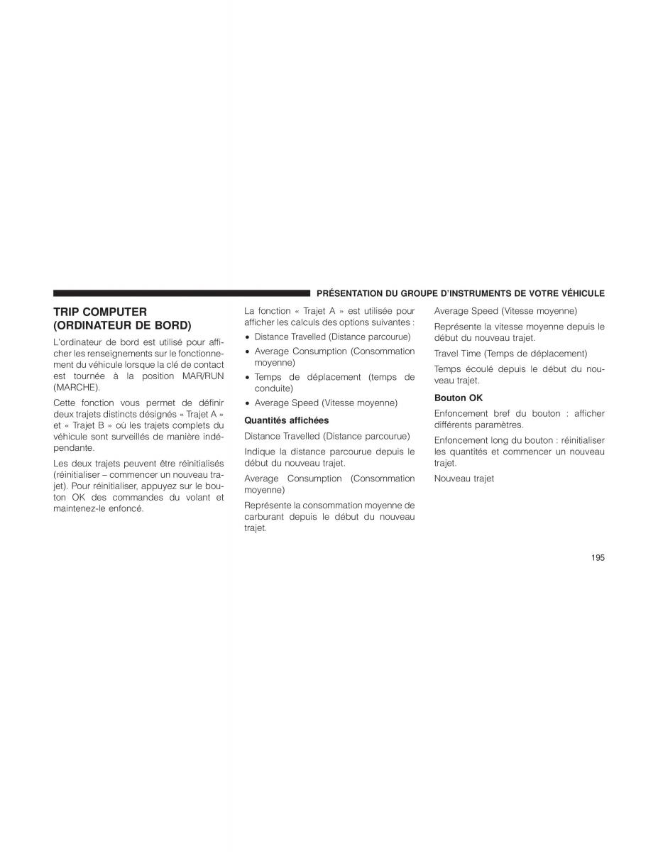 Jeep Renegade manuel du proprietaire / page 197
