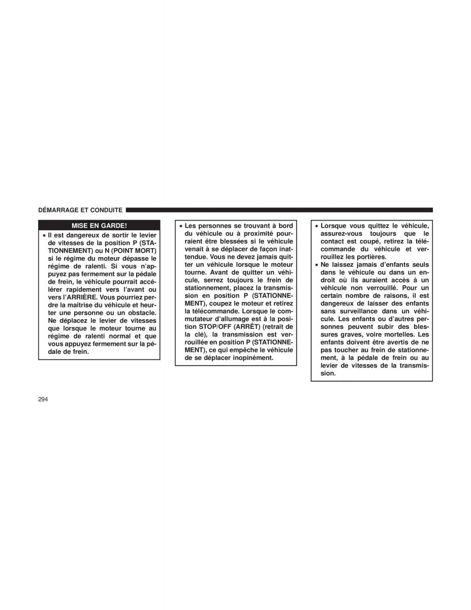 Jeep Renegade manuel du proprietaire / page 296